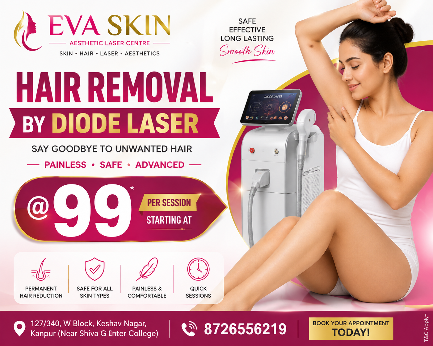 Diode Laser Hair Removal: Benefits, Safety, Procedure & Results